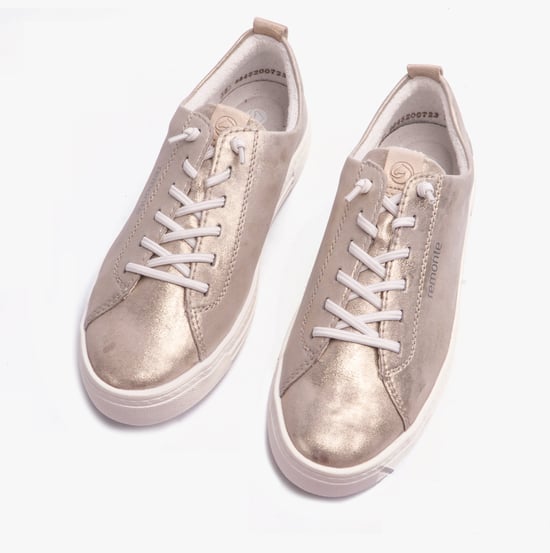 ALINA2 Womens Trainers Gold - Image 4