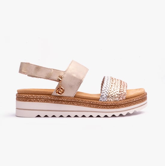 JOCELYN3 Dames Sandalen Goud - Image 1