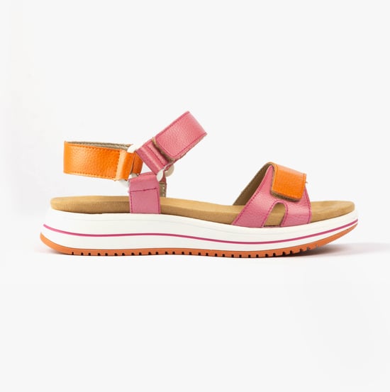 D1J57-31 Womens Sandals Pink - Image 1