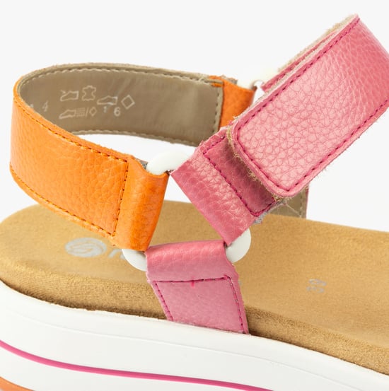 D1J57-31 Womens Sandals Pink - Image 6