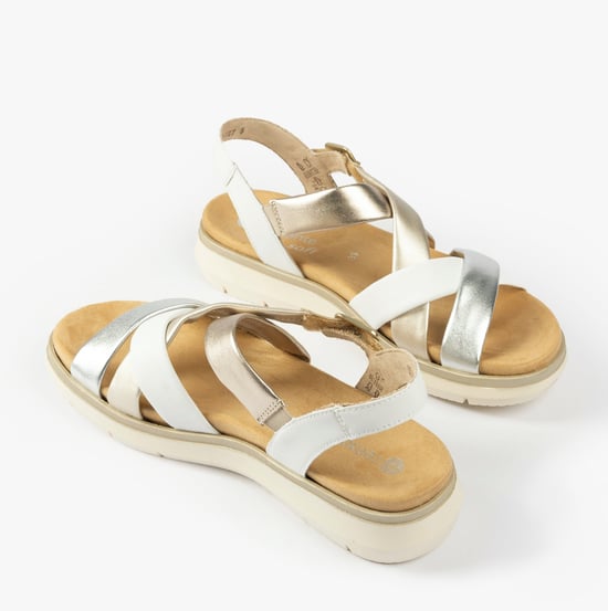 Remonte D2K53-91 Womens Sandals Metallic - Image 3