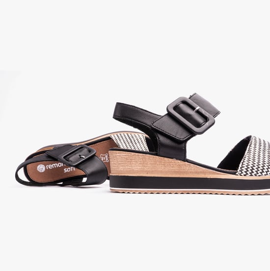 JERILYN Womens Sandals Black - Image 4