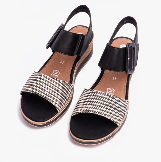 JERILYN Womens Sandals Black - Image 5