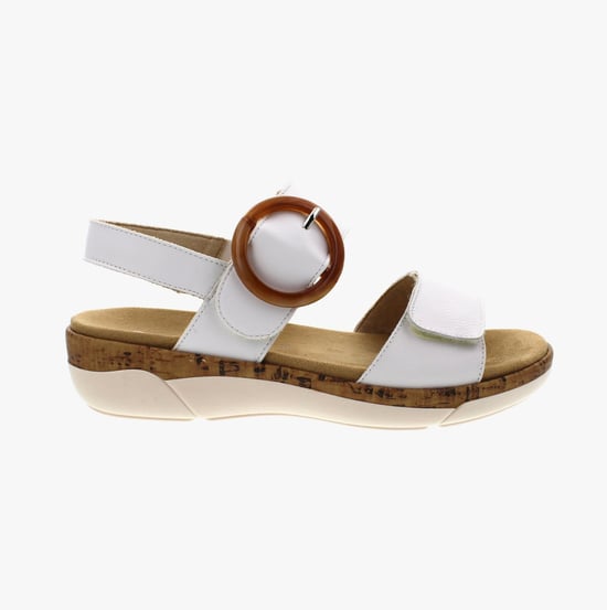 JOCELYN Womens Sandals White - Image 2
