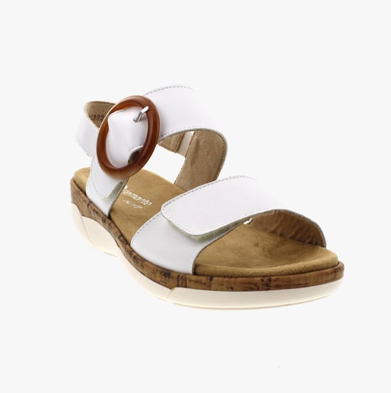 JOCELYN Womens Sandals White - Image 3