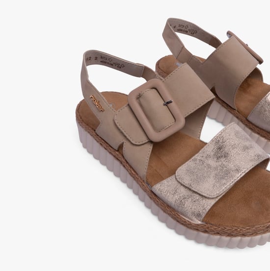 69260-60 Dames Sandalen Beige - Image 3