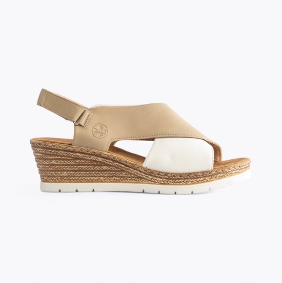 61975-62 Womens Sandals Beige - Image 1