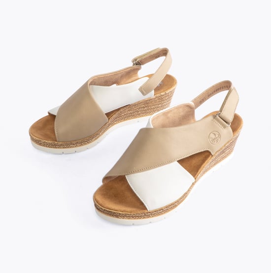 61975-62 Womens Sandals Beige - Image 5