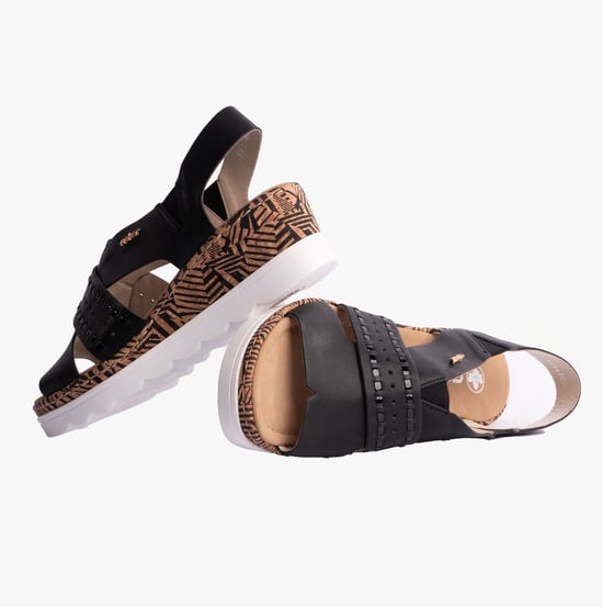 67179-00 Womens Sandals Black - Image 3