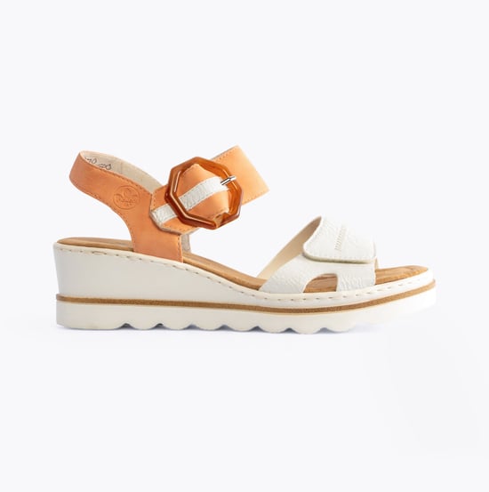 67476-38 Womens Sandals White - Image 1