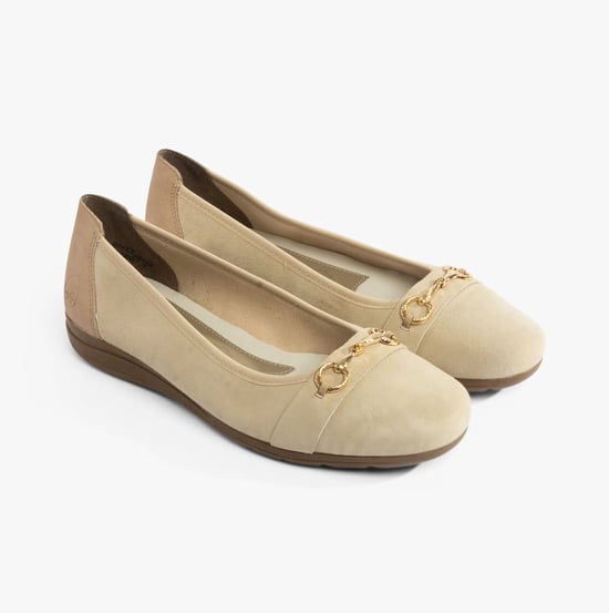 L9360-60 Womens Shoes Beige - Image 5