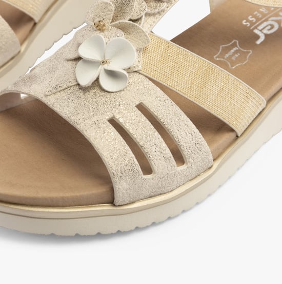 V3788-60 Womens Sandals Beige - Image 5
