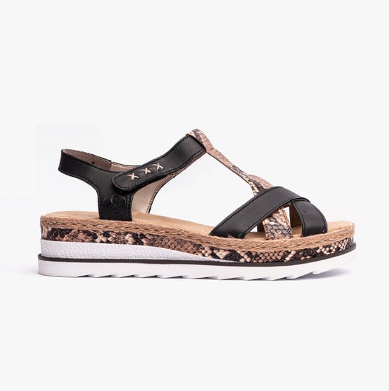 V7919-00 Womens Sandals Black - Image 1