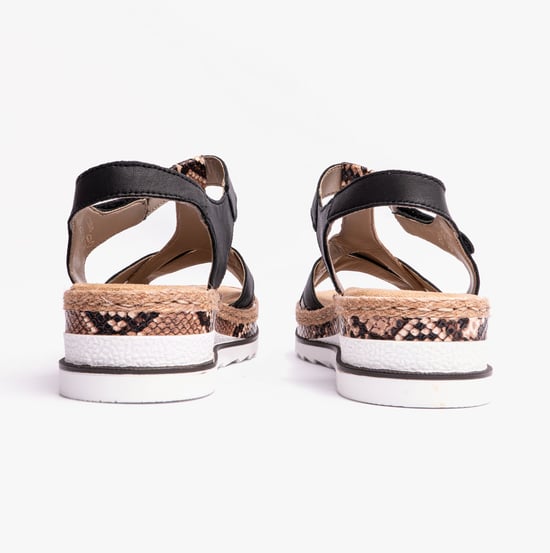 V7919-00 Womens Sandals Black - Image 3