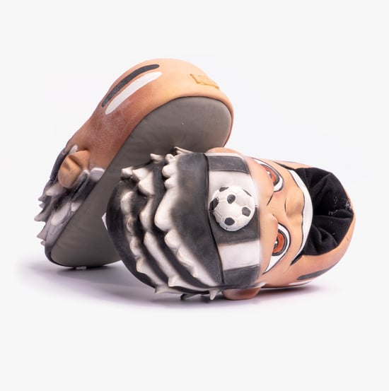 Shuperb IURY Mens Slippers Black/White - Image 3