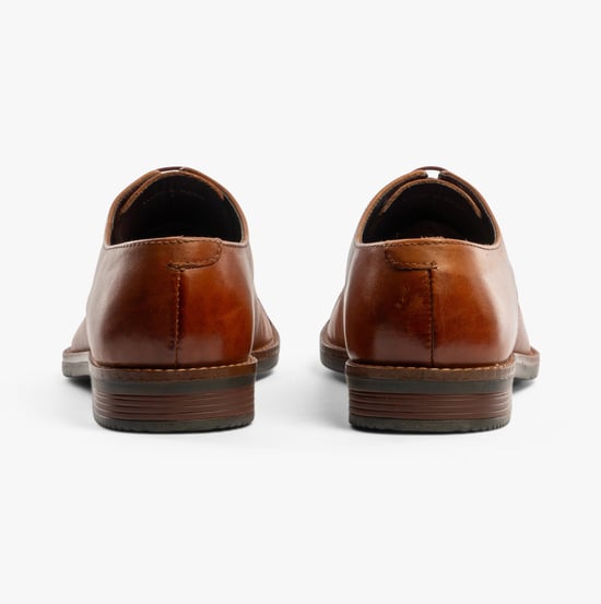 RUFUS Mens Derby Shoes Brown - Image 3