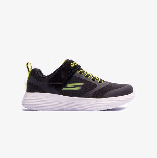 405095L/BKYL GO RUN 400 V2 Boys Trainers Black/Yellow - Image 1