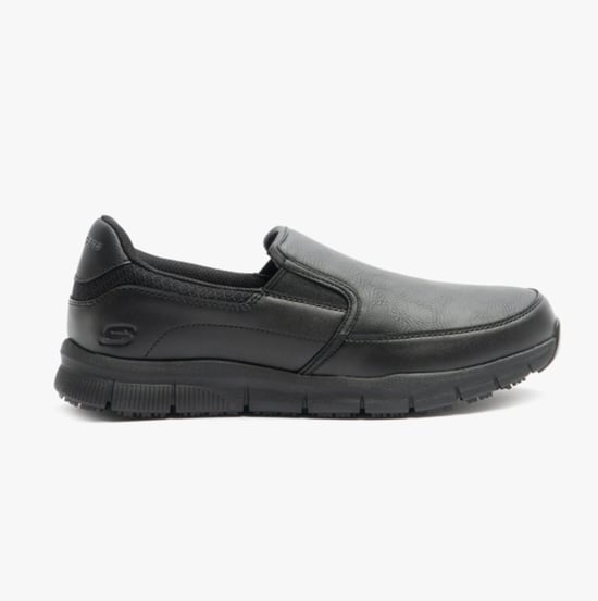 RELAXED FIT - NAMPA GROTON Mens Slip On Shoes Black - Image 1
