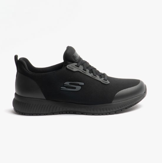 SQUAD SR Ladies Wide Fit Occupational Trainers Black - Image 1