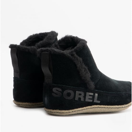 Sorel NAKISKA Womens Slippers Black/Sage - Image 4
