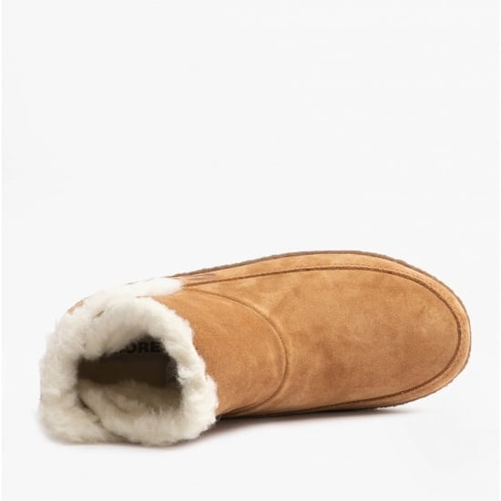 Sorel NAKISKA Womens Slippers Camel Brown/Natural - Image 5