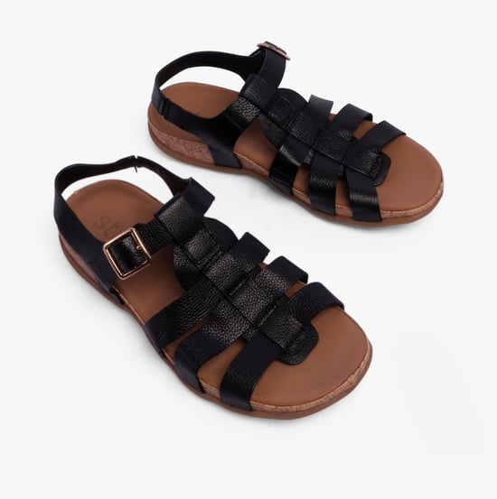 CRISTAL Womens Sandals Black - Image 2