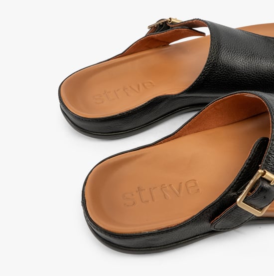 JAVA II Womens Sandals Black - Image 4