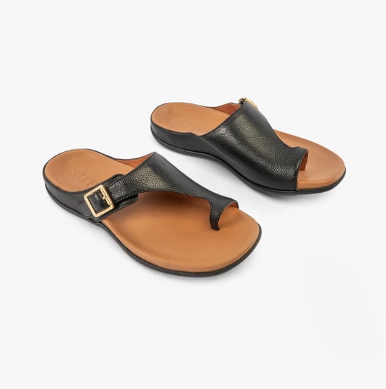 JAVA II Womens Sandals Black - Image 5