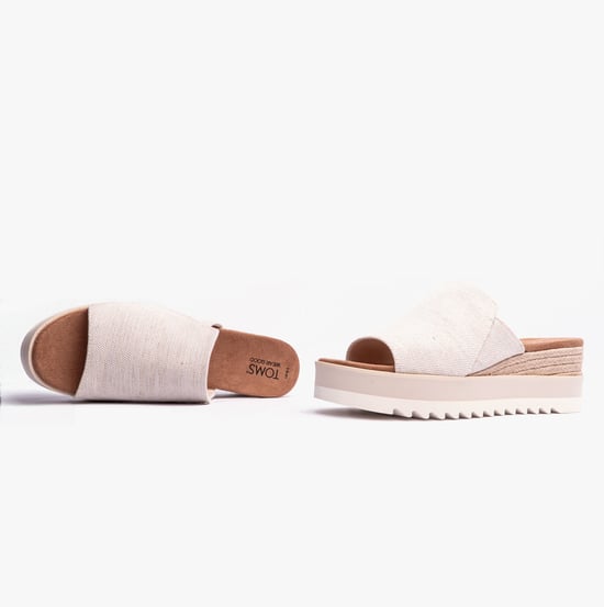 TOMS Diana Mule Nylon Dames Wedges Naturel - Image 6