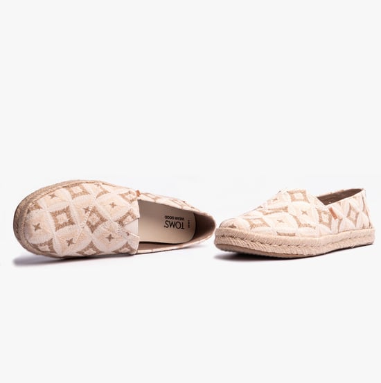 TOMS Alpargata Rope 2.0 Polyester Women's Natural Geo Espadrilles - Image 6