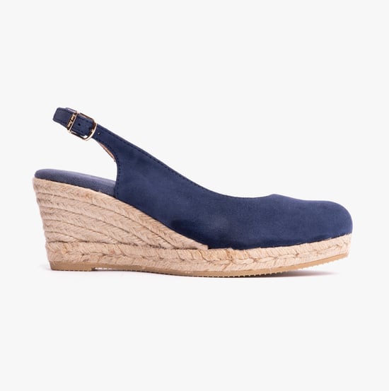 BREMEN Womens Espadrilles Navy - Image 1