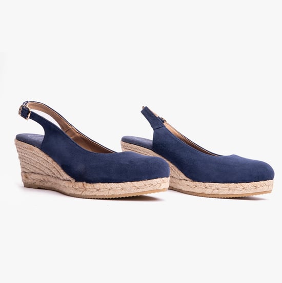 BREMEN Womens Espadrilles Navy - Image 4