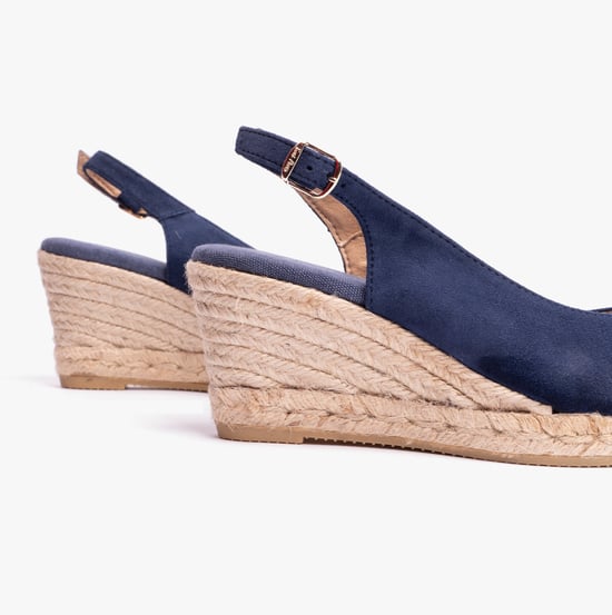 BREMEN Womens Espadrilles Navy - Image 3