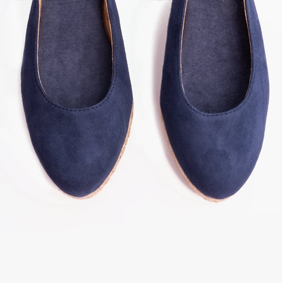 BREMEN Womens Espadrilles Navy - Image 5