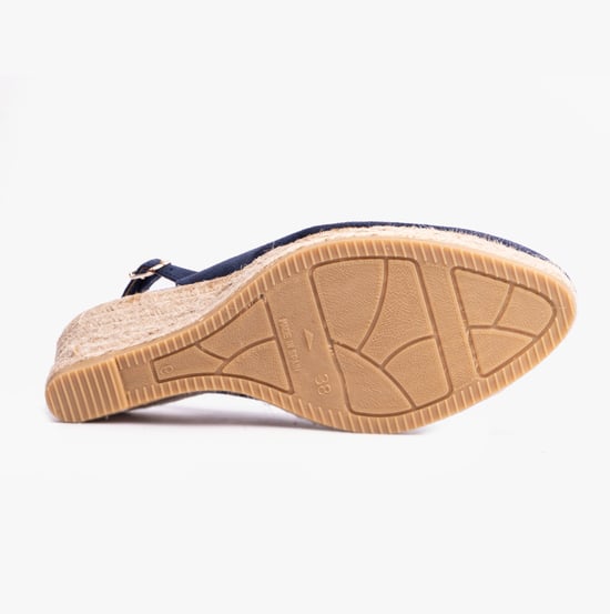 BREMEN Womens Espadrilles Navy - Image 6