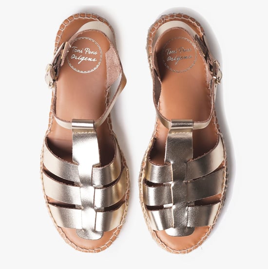 EMMA Womens Espadrille Sandals Platinum - Image 3