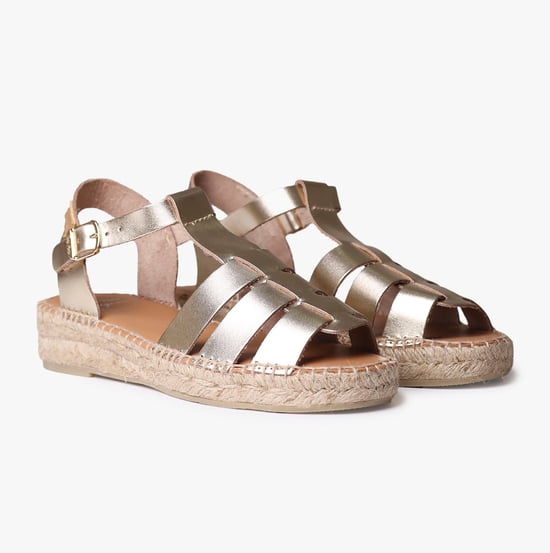 EMMA Womens Espadrille Sandals Platinum - Image 2