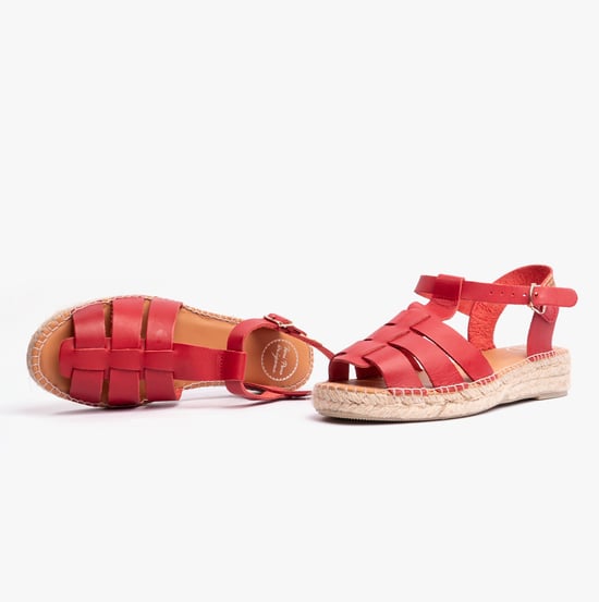 EMMA Womens Espadrilles Red - Image 2