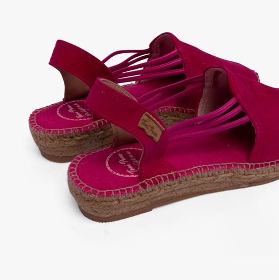 NURIA Womens Espadrille Fuchsia - Image 3