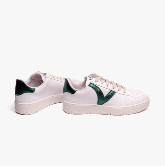 MADRID FAUX LEATHER & METAL Womens Trainers Botella - Image 2