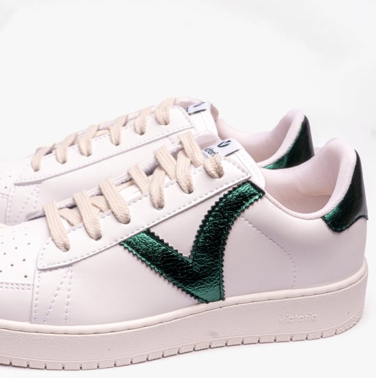 MADRID FAUX LEATHER & METAL Womens Trainers Botella - Image 4