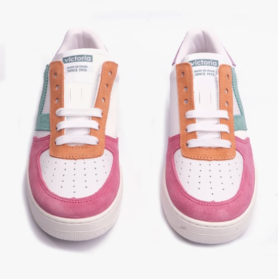 MADRID MULTICOLOUR Womens Trainers Rosa - Image 2