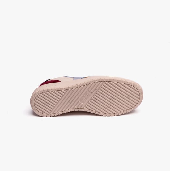 MADRID MULTICOLOURED SPLIT LEATHER Womens Trainers Khaki - Image 2