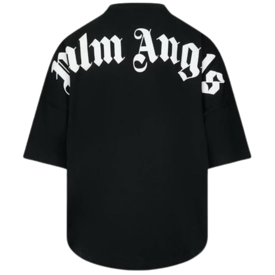 Palm Angels Classic Logo Oversize Black T-Shirt - Image 2
