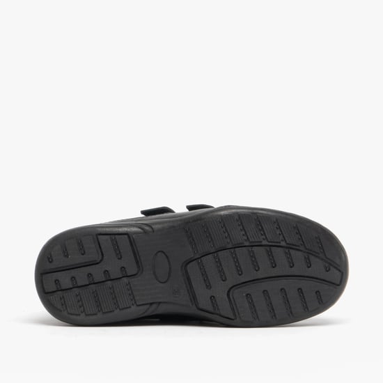 BILLY Boys Leather School Shoes Black - Image 3
