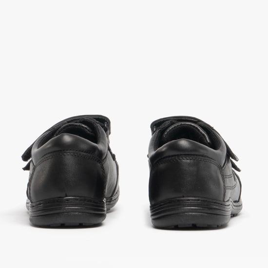 BILLY Boys Leather School Shoes Black - Image 5