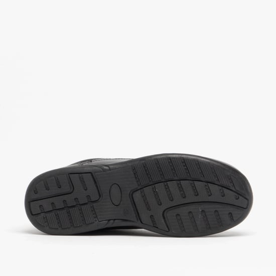 ADAM Boys Leather School Shoes Black - Image 2