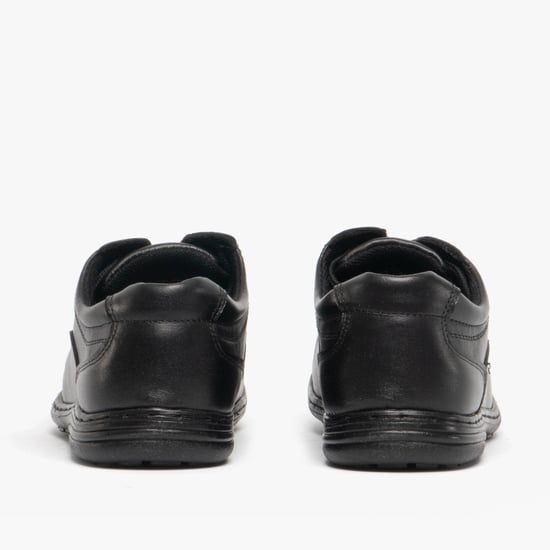 ADAM Boys Leather School Shoes Black - Image 4