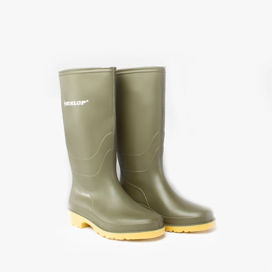 Dunlop DULL Unisex Junior Wellington Boots Green - Image 2
