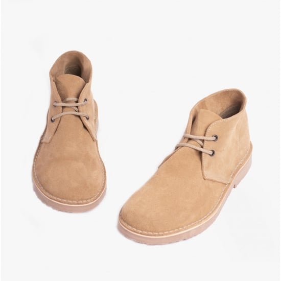 Roamers M400TS Mens Desert Boots Stone - Image 3